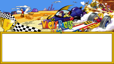 Wacky Races - Arcade - Marquee (World) - 1920x1080