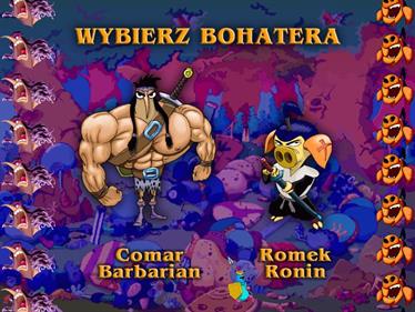 Comar Barbarian - Screenshot - Game Select (null) - 800x600