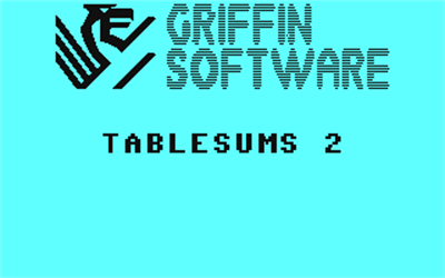 Tablesums - Screenshot - Game Title (null) - 320x200