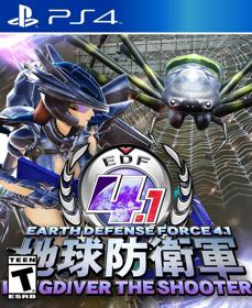 Earth Defense Force 4.1 Wing Diver The Shooter - Fanart - Box - Front (null) - 805x986