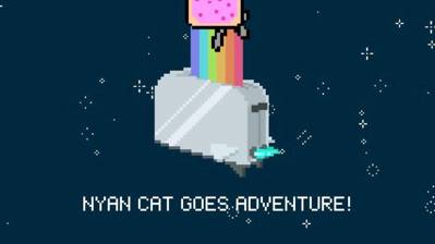 Nyan Cat Adventure - Screenshot - Game Title (World) - 1000x562