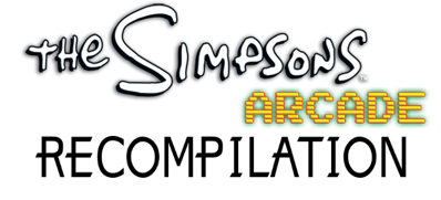 The Simpsons Arcade: Recompilation - Clear Logo (null) - 631x287