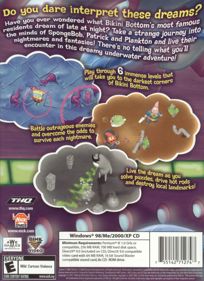 SpongeBob SquarePants: Nighty Nightmare - Box - Back (United States) - 581x800