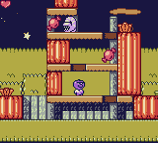 Sapphire & Shiny Kidnap the Crows - Screenshot - Gameplay (World) - 160x144