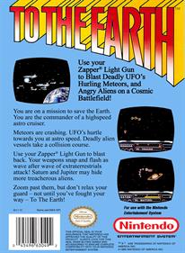 To the Earth - Box - Back (North America) - 1545x2100