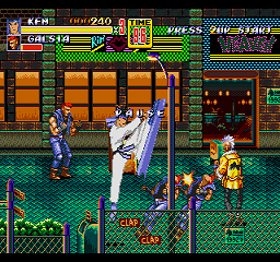 Illustration of Kung Fu Man in Streets of Rage 2
