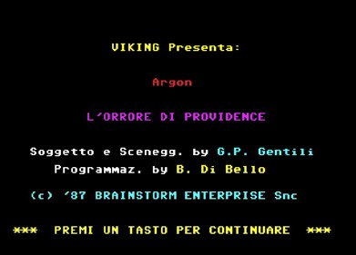 Argon: L'Orrore di Providence - Screenshot - Game Title (null) - 654x470