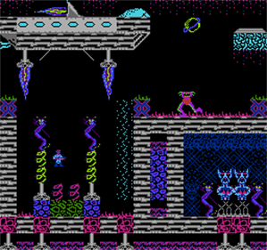 Assault!! On Planet Beezlbub - Screenshot - Gameplay (World) - 256x240