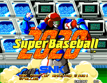 Super Baseball 2020 - Screenshot - Game Title (North America) - 906x698