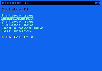 Dictator II - Screenshot - Game Select (null) - 659x463