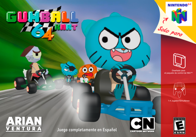 Gumball Kart 64 - Box - Front (South America) - 5376x3750