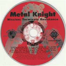 Metal Knight: Mission: Terminate Resistance - Disc (North America) - 800x800