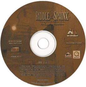 Riddle of the Sphinx: An Egyptian Adventure - Disc (null) - 1404x1425