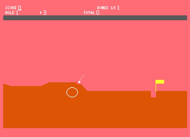 Illustration of Desert Planet Golf