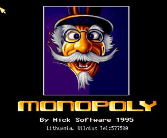 Monopoly (Mick Software) - Screenshot - Game Title (null) - 596x492