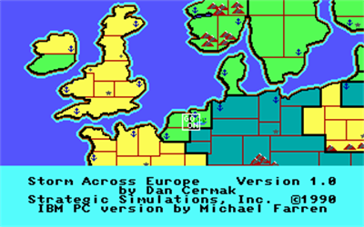 Storm Across Europe: The War in Europe: 1939-45 - Screenshot - Game Title (null) - 320x200