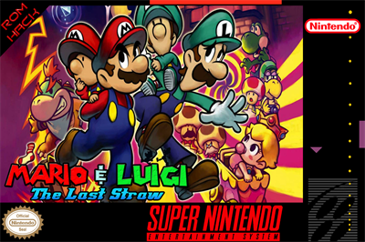 Mario and Luigi: The Last Straw - Fanart - Box - Front (World) - 1500x1000
