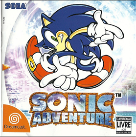 Sonic Adventure - Box - Front (Brazil) - 677x682