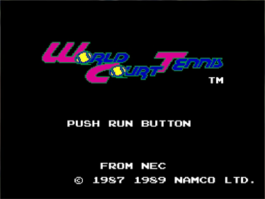 World Court Tennis - Screenshot - Game Title (North America) - 640x480