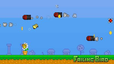 Failing Bird - Screenshot - Gameplay (World) - 1000x562