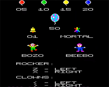 Bozo and Beebo - Arcade - Controls Information (United Kingdom) - 640x512