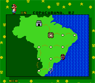 Mario Goes to Brazil - Screenshot - Game Select (World) - 256x224