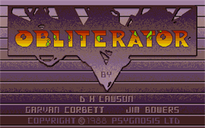 Obliterator - Screenshot - Game Title (null) - 320x200