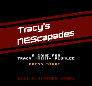 Tracy's NEScapades - Screenshot - Game Title (World) - 256x240