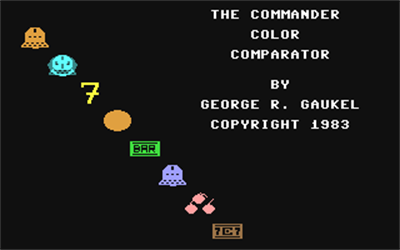 The Commander Color Comparator - Screenshot - Game Title (null) - 320x200