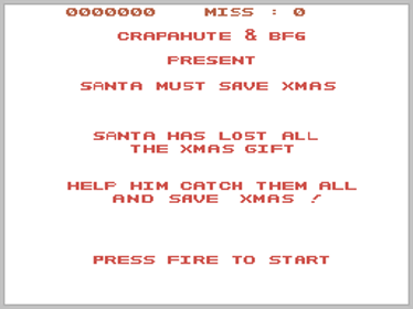 Santa Must Save Christmas - Screenshot - Game Title (World) - 256x192