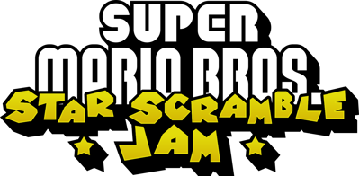 Super Mario Star Scramble Jam - Clear Logo (null) - 1464x720