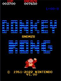 Donkey Kong RNDMZR - Screenshot - Game Title (null) - 580x772