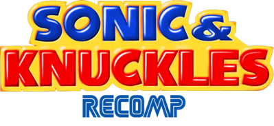 Sonic & Knuckles Recomp - Clear Logo (null) - 1150x527