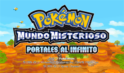 Pokémon Mystery Dungeon: Gates to Infinity - Screenshot - Game Title (Spain) - 757x452