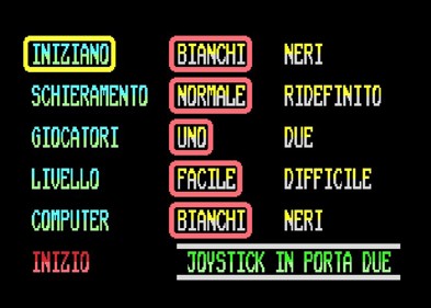 Reversi (Editronica) - Screenshot - Game Select (null) - 663x474