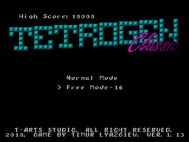 Tetrogen Classic - Screenshot - Game Title (null) - 320x240