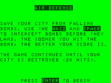 Air Defense - Screenshot - Game Title (null) - 1280x960