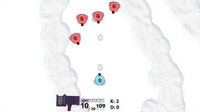 Snowball Showdown - Screenshot - Gameplay (World) - 1000x562