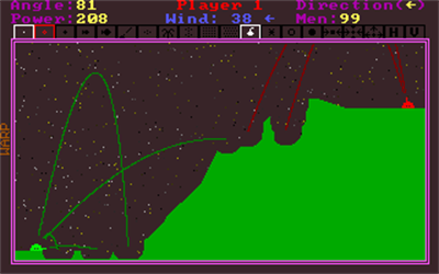 Tank Wars - Screenshot - Gameplay (North America) - 320x200