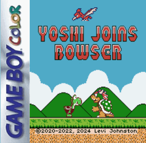 Yoshi Joins Bowser - Fanart - Box - Front (null) - 442x435