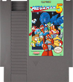Mega Man 5: Proto Man Edition - Cart - Front (World) - 674x756
