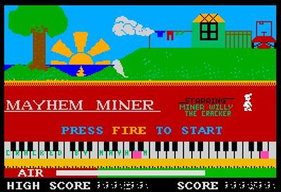 Manic Miner (Mayhem) - Screenshot - Game Title (null) - 530x362