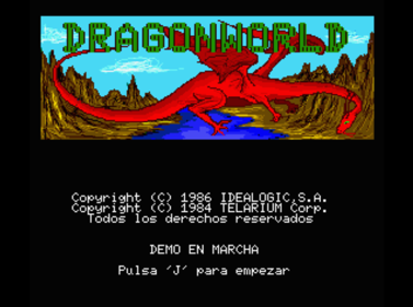 Dragon World - Screenshot - Game Title (Spain) - 793x591