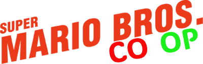 Super Mario Bros. - Co-Op - Clear Logo (World) - 400x128