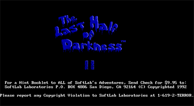 Last Half of Darkness II - Screenshot - Game Title (null) - 640x350