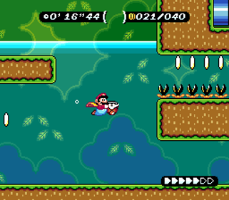 Super Mario World: Get Rich Quick - Screenshot - Gameplay (World) - 256x224