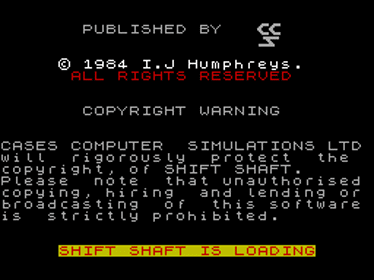 Shift Shaft - Screenshot - Game Title (Europe) - 256x192