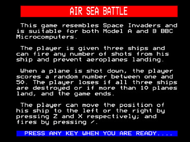 Air Sea Battle - Screenshot - Game Title (null) - 1024x768