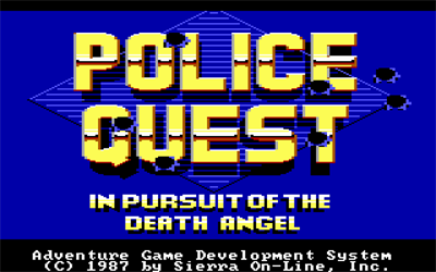 Police Quest: In Pursuit of the Death Angel - Screenshot - Game Title (null) - 640x400