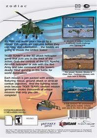 Tiger Team: Apache vs. Hind - Box - Back (North America) - 541x764